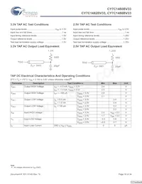 CY7C1480BV33-167BZI Datasheet Page 16