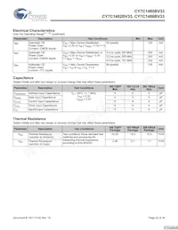 CY7C1480BV33-167BZI Datasheet Page 22