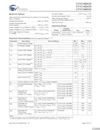 CY7C1480V25-200BZC Datasheet Pagina 19