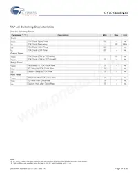 CY7C1484BV33-250BZXC Datasheet Page 14