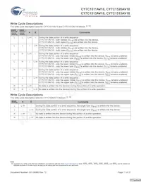 CY7C1513AV18-200BZI Datasheet Page 11