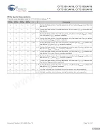 CY7C1513AV18-200BZI Datasheet Page 12