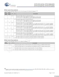 CY7C1513JV18-300BZC Datasheet Page 11