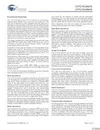 CY7C1514AV18-250BZI Datasheet Page 6
