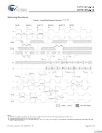 CY7C1515JV18-167BZI Datasheet Page 21