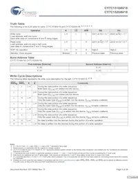 CY7C1520AV18-200BZCT Datasheet Page 9