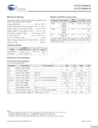 CY7C1520AV18-200BZCT Datasheet Page 19