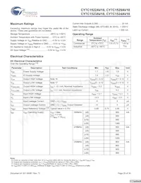 CY7C1523AV18-250BZC 데이터 시트 페이지 20