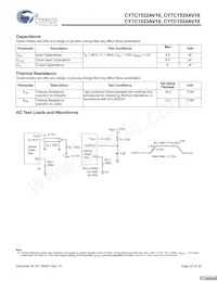 CY7C1523AV18-250BZC Datasheet Page 22