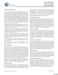 CY7C1525JV18-250BZXC Datasheet Page 8