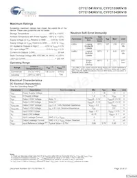 CY7C1545KV18-450BZC Datasheet Page 20