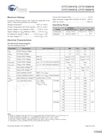CY7C1545V18-375BZC Datasheet Page 20