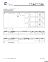 CY7C1545V18-375BZC Datasheet Page 21