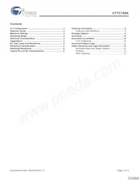 CY7C168A-20PXC Datenblatt Seite 2