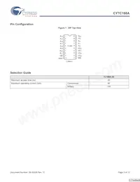 CY7C168A-20PXC Datenblatt Seite 3