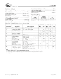CY7C185-35SC Datasheet Page 2