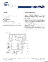 CY7C188-20VC Datenblatt Cover