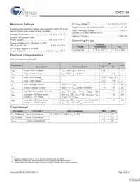 CY7C188-20VC Datasheet Page 4