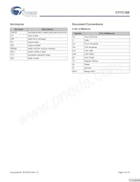 CY7C188-20VC Datasheet Page 9