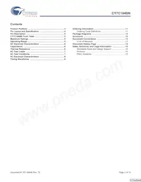 CY7C194BN-15PC Datasheet Page 2