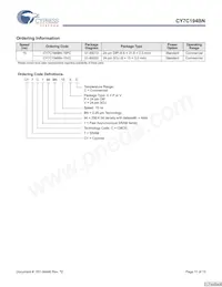 CY7C194BN-15PC Datasheet Pagina 11