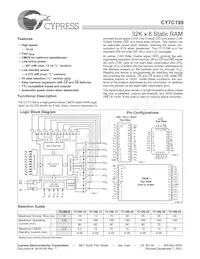 CY7C199-35PC數據表 封面