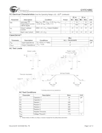 CY7C199CL-15VXCT Datasheet Page 5