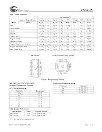 CY7C245A-18WMB Datasheet Page 3