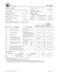 CY7C245A-18WMB Datasheet Page 4