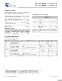 CY7C2544KV18-333BZI Datasheet Page 20