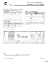 CY7C2544KV18-333BZI Datenblatt Seite 20
