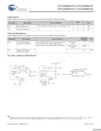 CY7C2544KV18-333BZI Datasheet Page 22