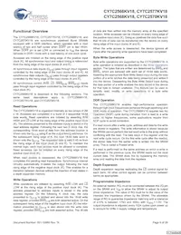 CY7C2570KV18-500BZC Datasheet Page 9