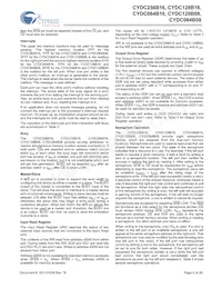 CYDC256B16-55AXI Datasheet Page 6