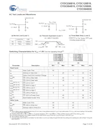 CYDC256B16-55AXI Datenblatt Seite 13