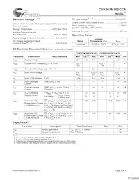 CYK001M16SCAU-70BAXI Datasheet Page 3