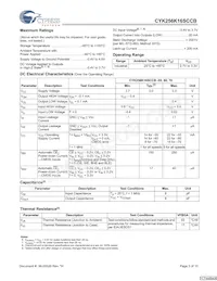 CYK256K16SCBU-70BVXI Datasheet Page 3