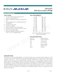 DS1225Y-170+ Datasheet Cover