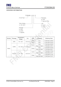 FT25C08A-UTR-B數據表 頁面 12