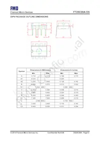 FT25C08A-UTR-B Datasheet Page 13