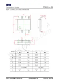 FT25C08A-UTR-B Datasheet Page 14