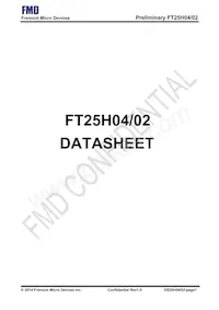 FT25H04S-RT Datasheet Cover