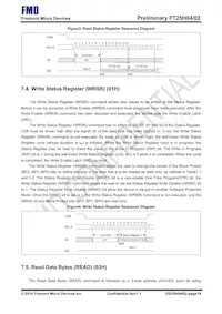 FT25H04S-RT Datasheet Pagina 14