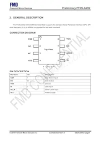 FT25L04S-RT Datasheet Page 4