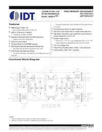IDT70P3337S250RM Datasheet Cover