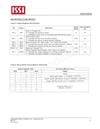 IS25LD040-JVLE-TR Datasheet Page 8