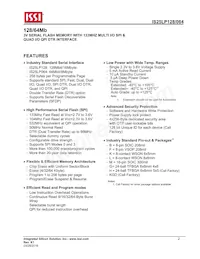 IS25LP064-JKLE Datasheet Page 2