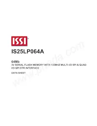 IS25LP064A-JGLE-TR數據表 封面