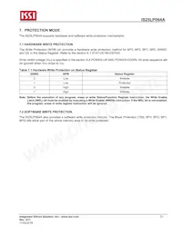 IS25LP064A-JGLE-TR Datasheet Page 21