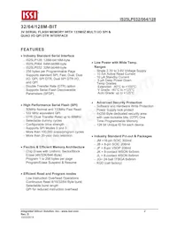 IS25LP128-JMLE Datasheet Page 2